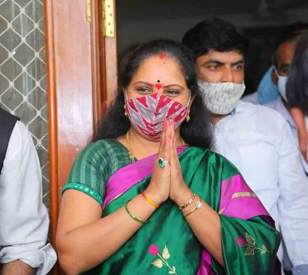 The Weekend Leader - Kavitha, 5 other TRS candidates elected unopposed to T'gana Council